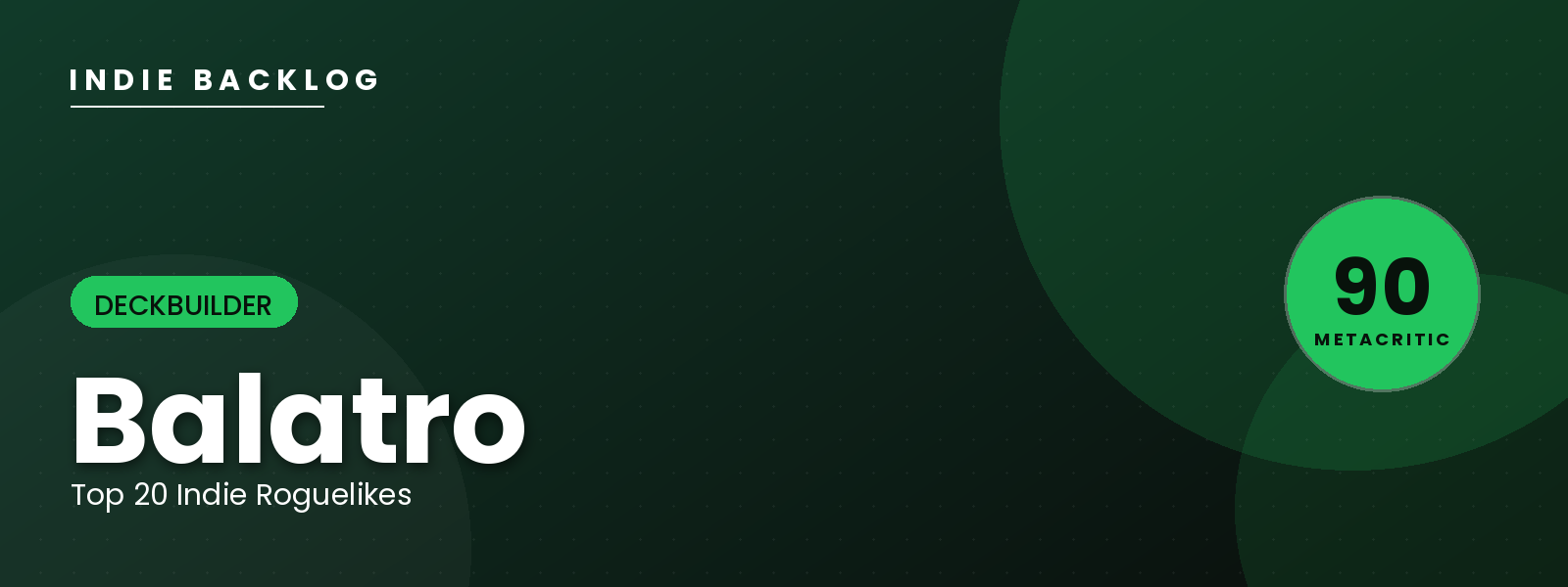 Balatro — Indie Backlog