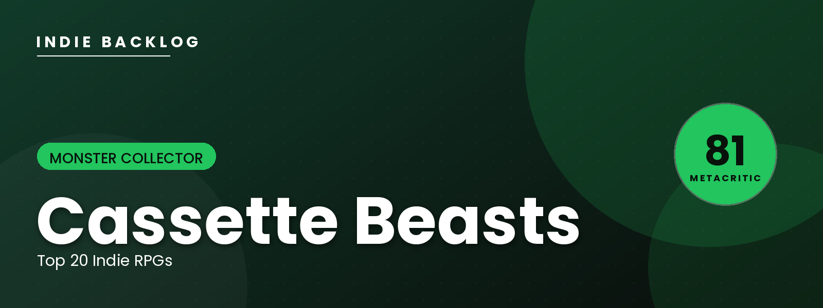 Cassette Beasts — Indie Backlog