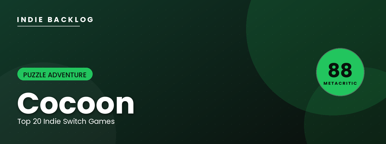 Cocoon — Indie Backlog