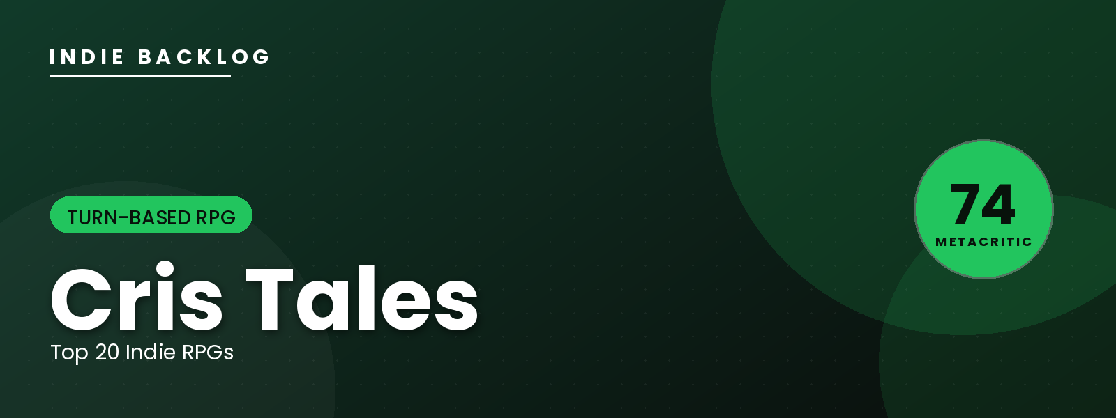 Cris Tales — Indie Backlog