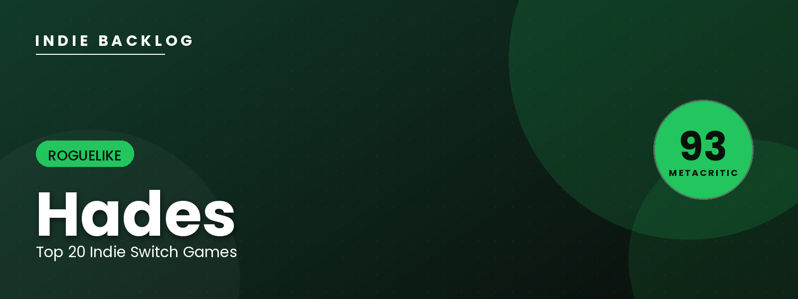 Hades — Indie Backlog