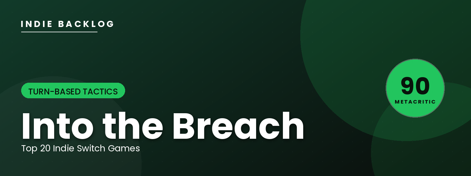 Into the Breach — Indie Backlog