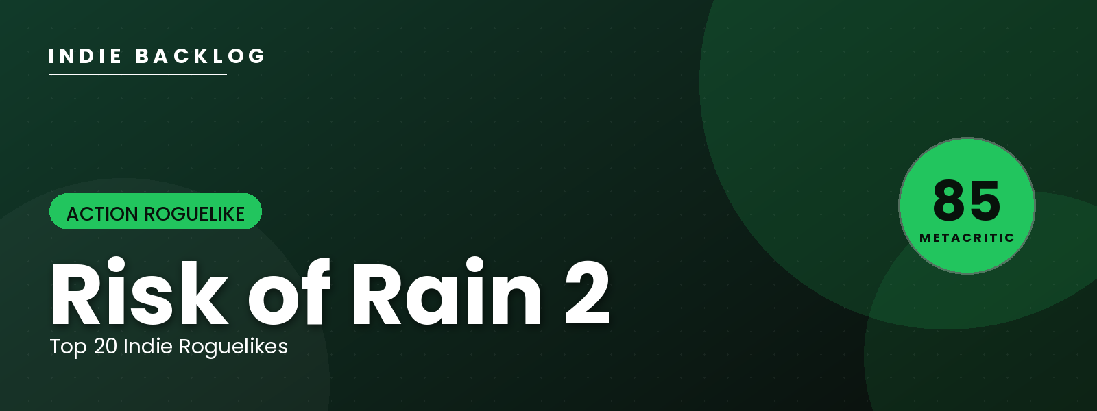 Risk of Rain 2 — Indie Backlog