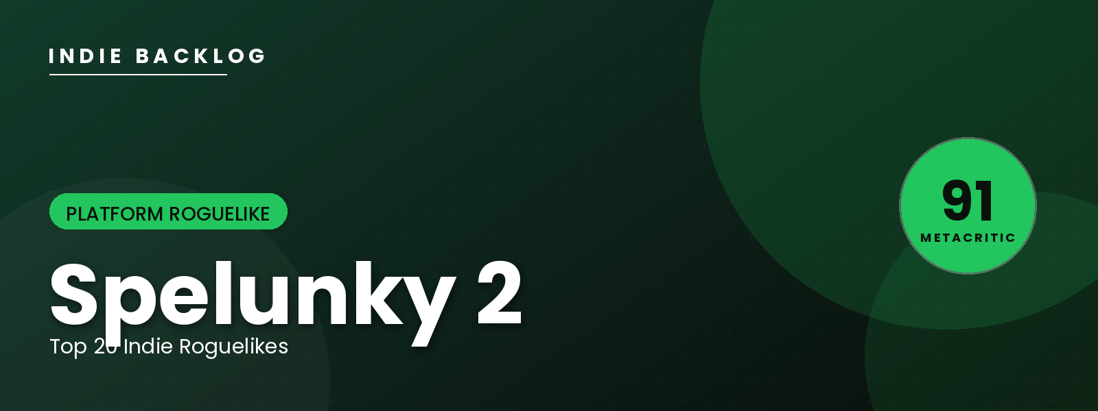 Spelunky 2 — Indie Backlog