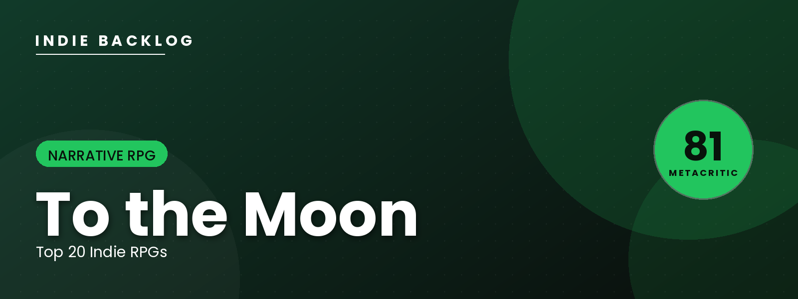 To the Moon — Indie Backlog